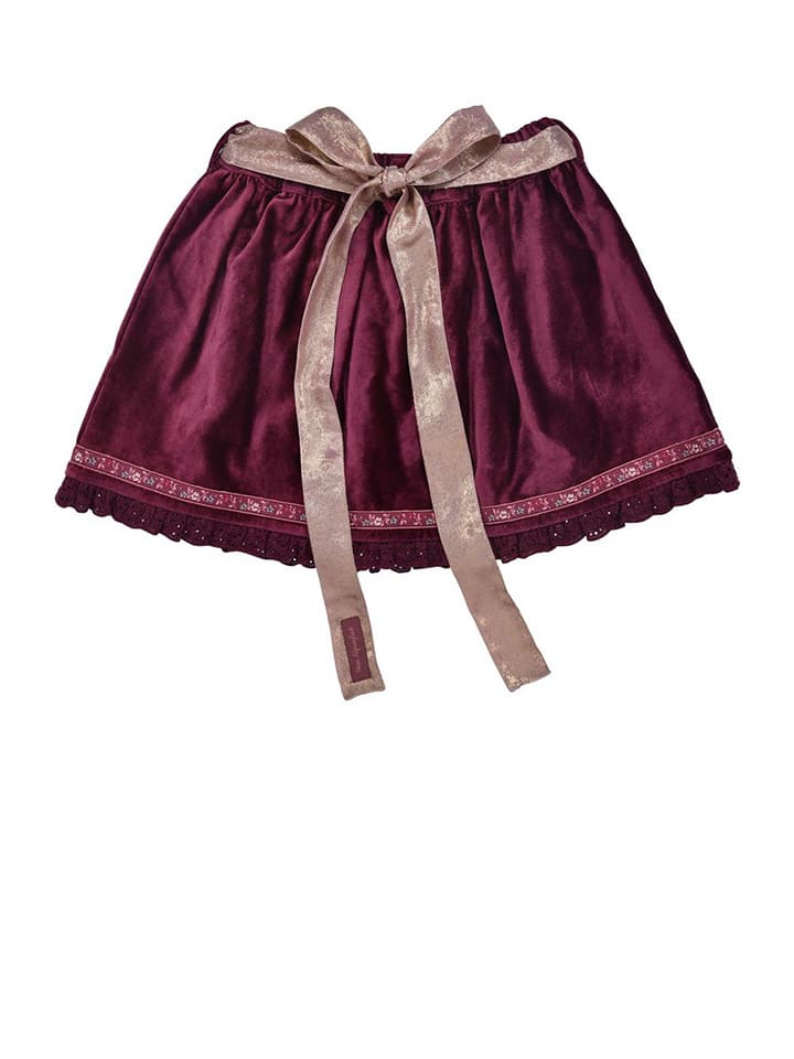 Bondi Trachten-Samtrock in Bordeaux/ Rosa günstig kaufen