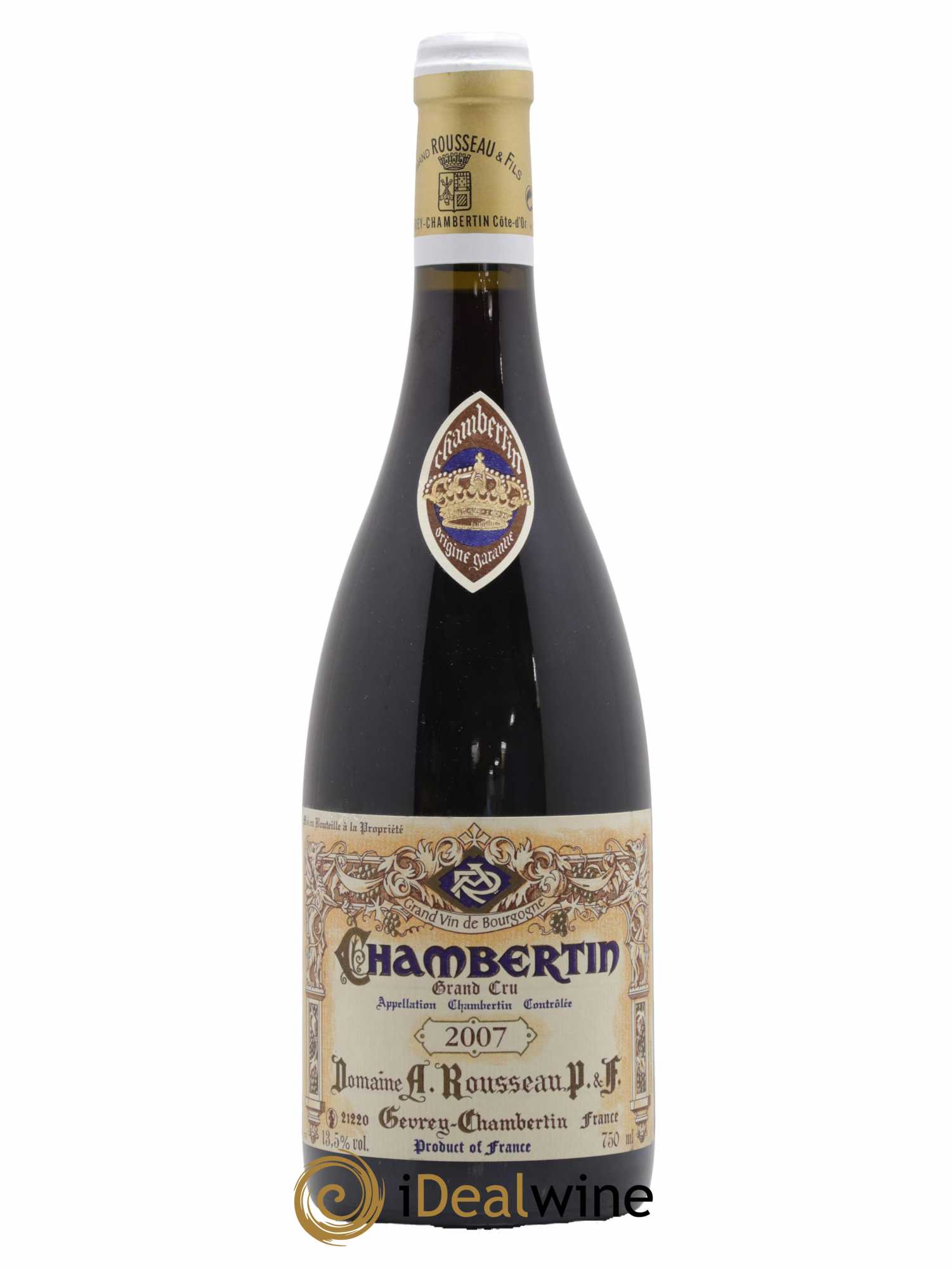Chambertin Grand Cru Armand Rousseau (Domaine)  2007 - Lot de 1 Bouteille
