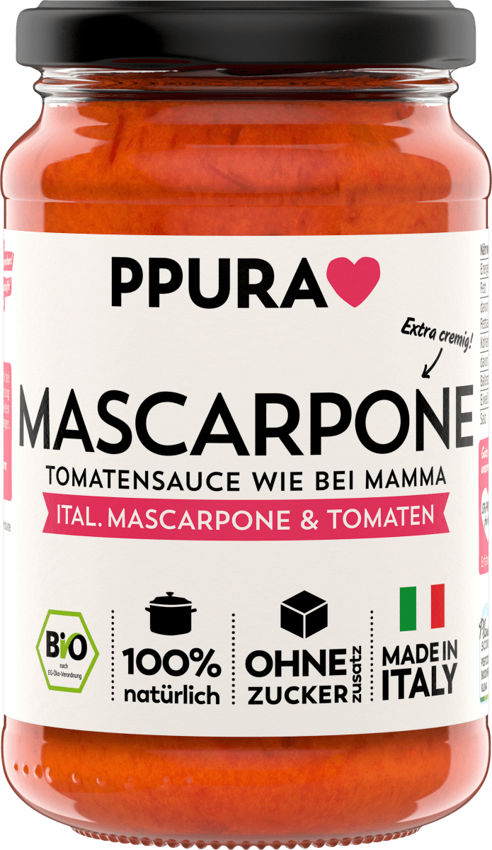 Tomatensoße, Mascarpone, ital. Mascarpone & Tomaten, 340 g