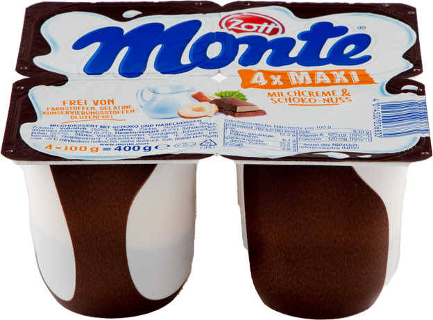 Zott Monte Maxi Milchcreme & Schoko-Nuss