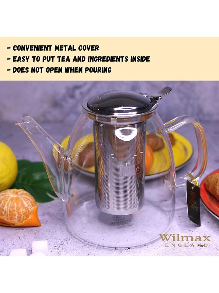 Wilmax Teekanne in Transparent - 600 ml günstig kaufen onesize