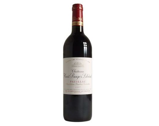 Château Haut-Bages Liberal Rouge 1997, Cinquième Cru Classé En 1855 Bordeaux Pauillac