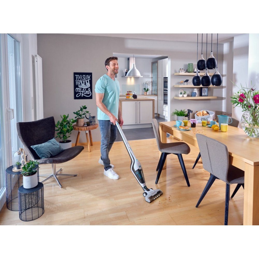 Leifheit Akku-Stielstaubsauger RotaroPowerVac 2 in 1 - Akku-Stielstaubsauger - weiß