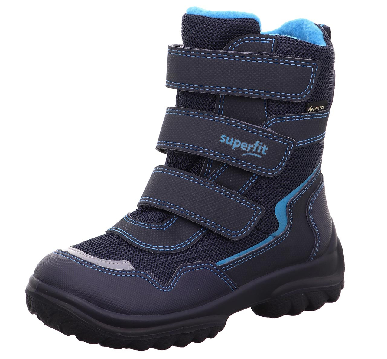 SNOWCAT - Blau/BlauStiefel mit Klettverschluss