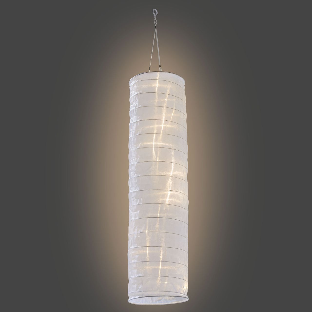 Weles AMARE Solar Lampion XXL 2er Set Schlauch weiß mit 15 LED Mikro-LEDs