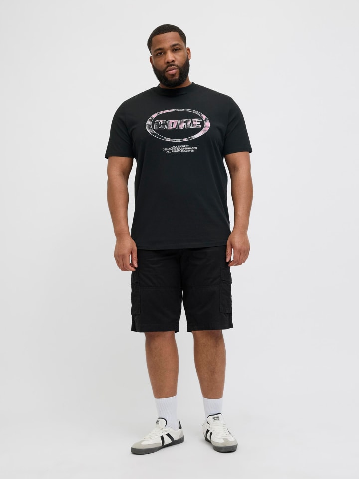 JACK & JONES PLUS T-shirt in Black günstig kaufen