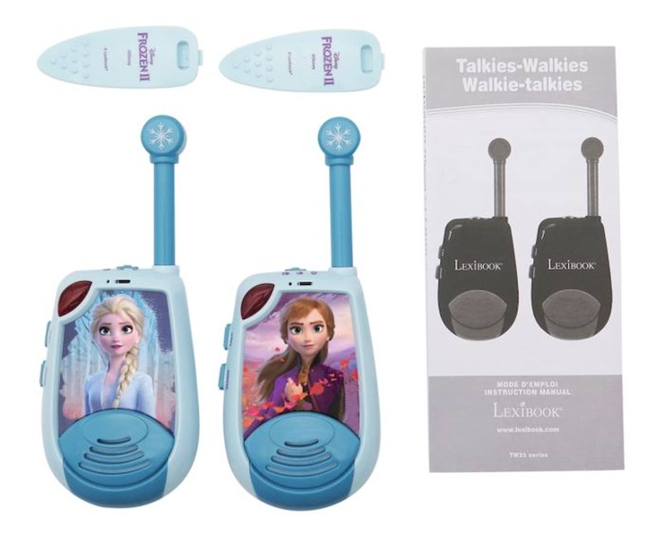 Talkie-Walkies Digitaux Reine des Neiges portée 2km fonction morse bleu