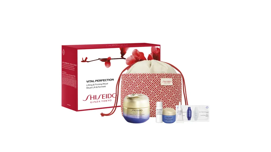 SHISEIDO VITAL PERFECTION Uplifting and Firming Cream Pouch Geschenkpackung