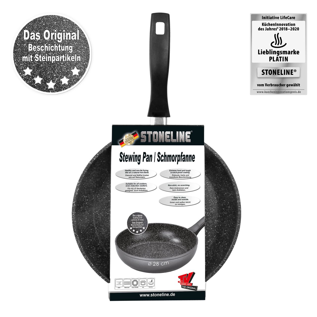 STONELINE® Schmorpfanne 28 cm