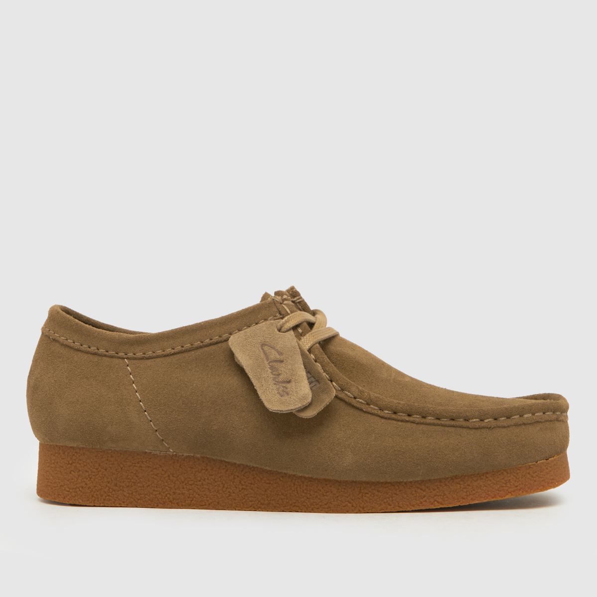Clarks Wallabee Evo cipők taupe színben