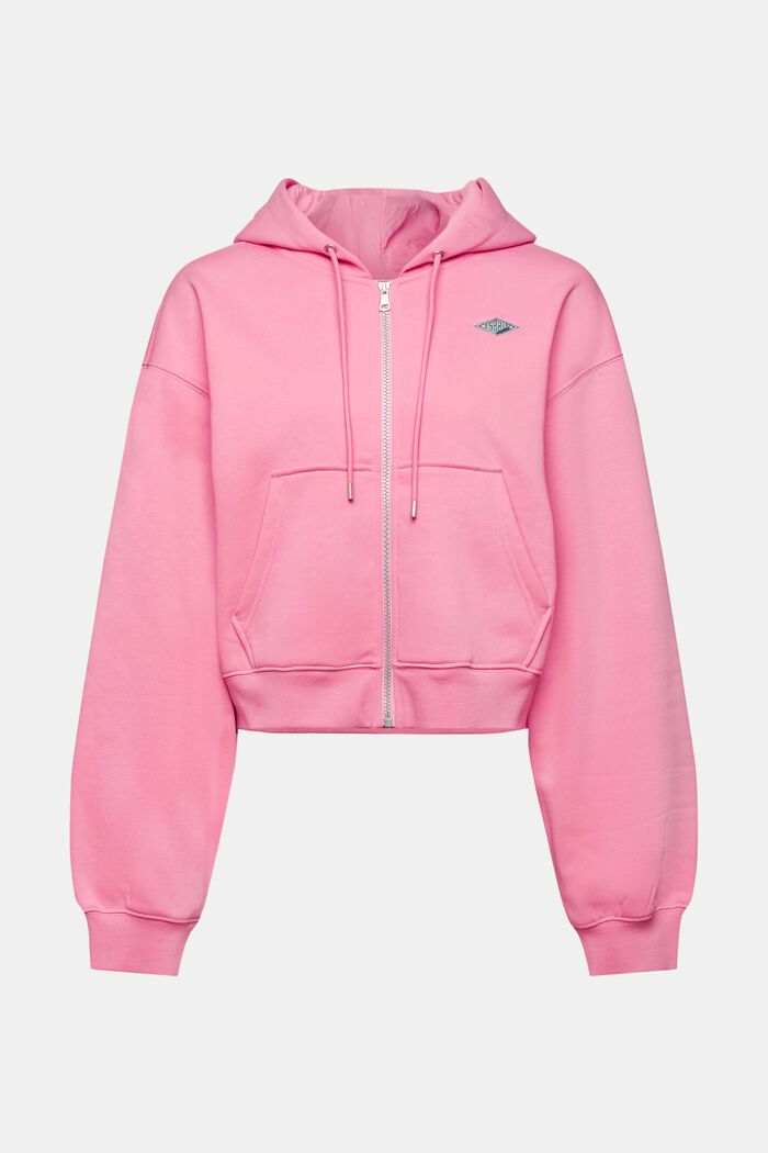 Logo-Hoodie mit Reißverschluss