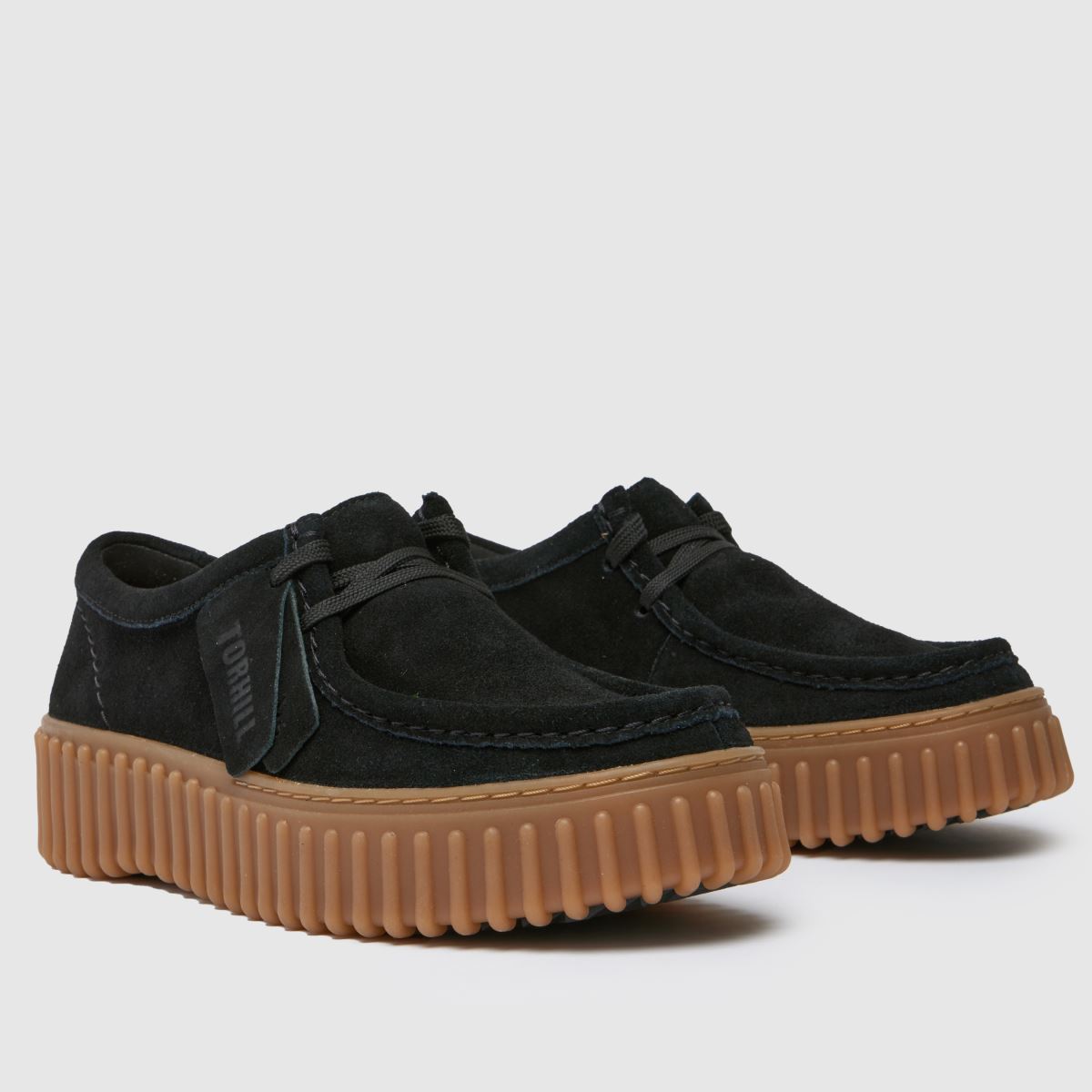 Clarks torhill méh lapos cipő fekete színben