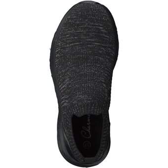 Charmosa Slipper in schwarz