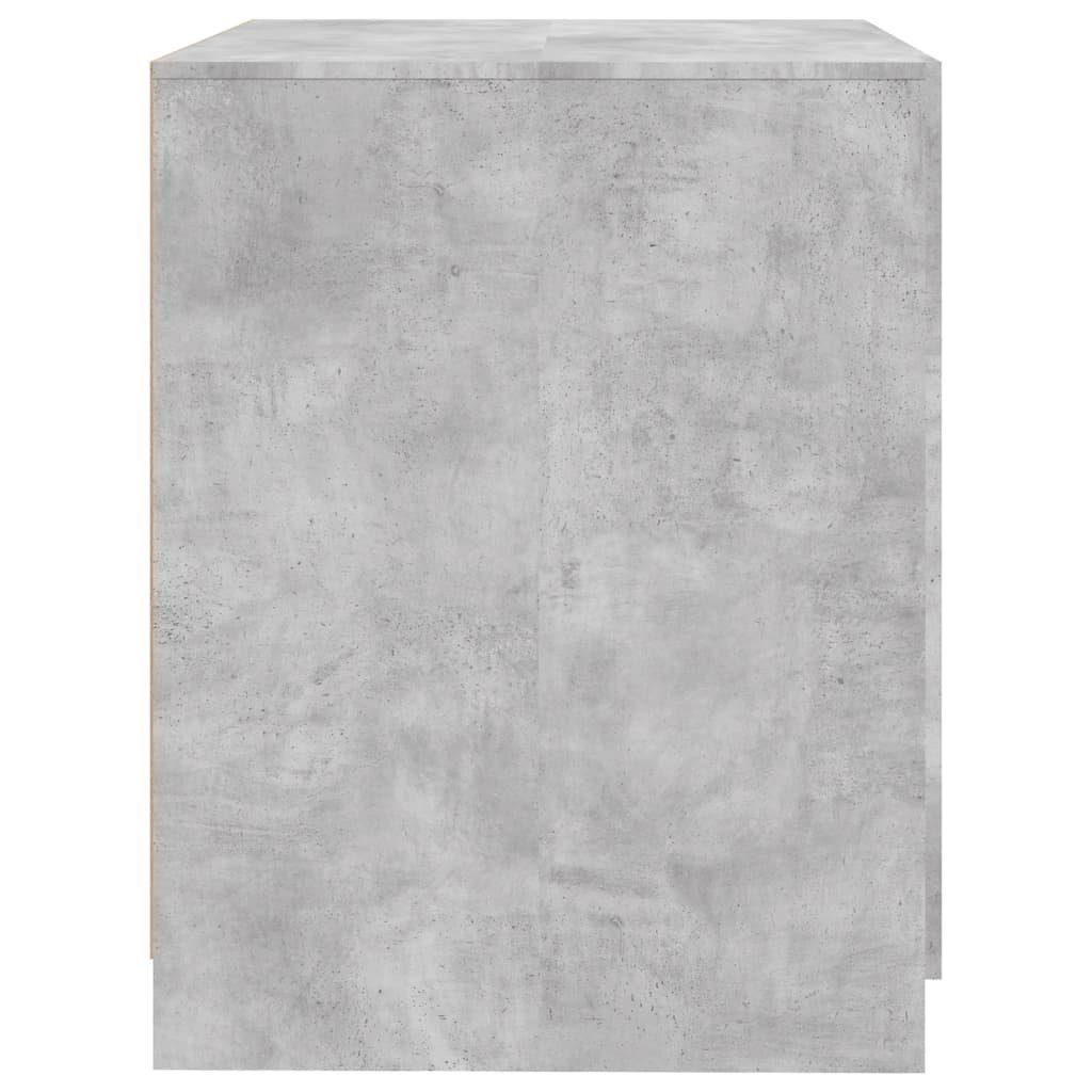 vidaXL Waschmaschinenumbauschrank Waschmaschinenschrank Betongrau 71x71,5x91,5 cm