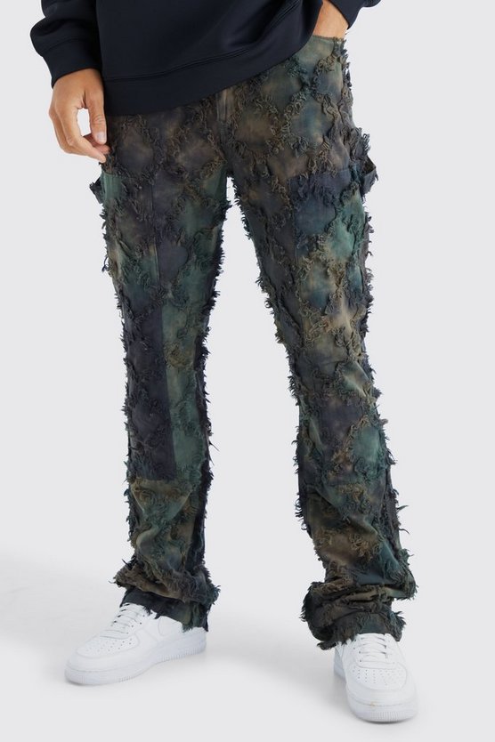 Tall Slim-Fit Camouflage Cargohose