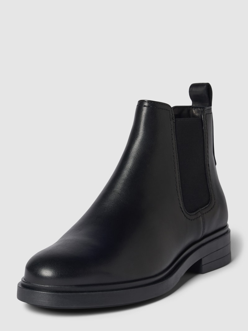 Chelsea Boots aus echtem Leder Modell 'PAULA' in schwarz
