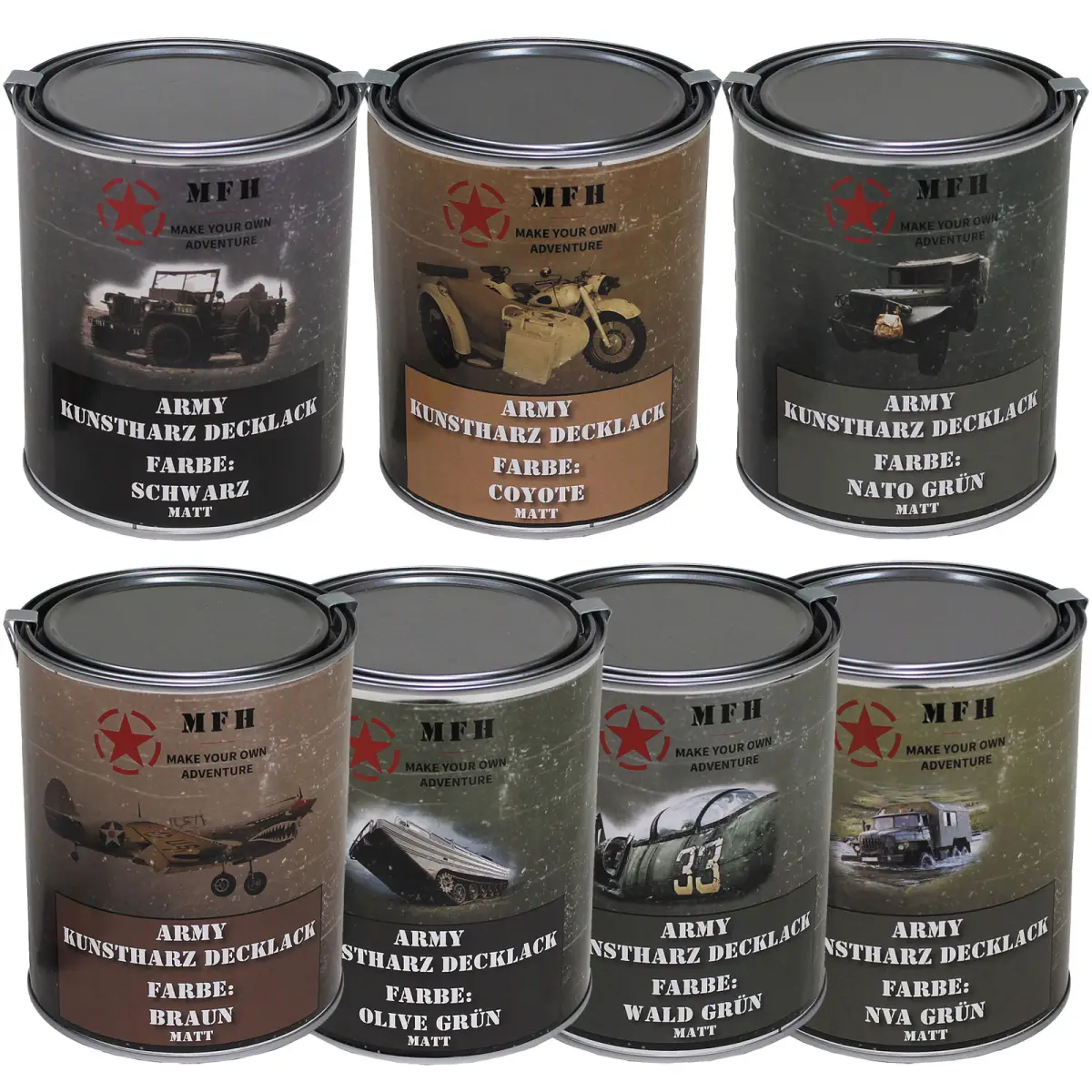 Farbdose Army 1 Liter versch. Farben