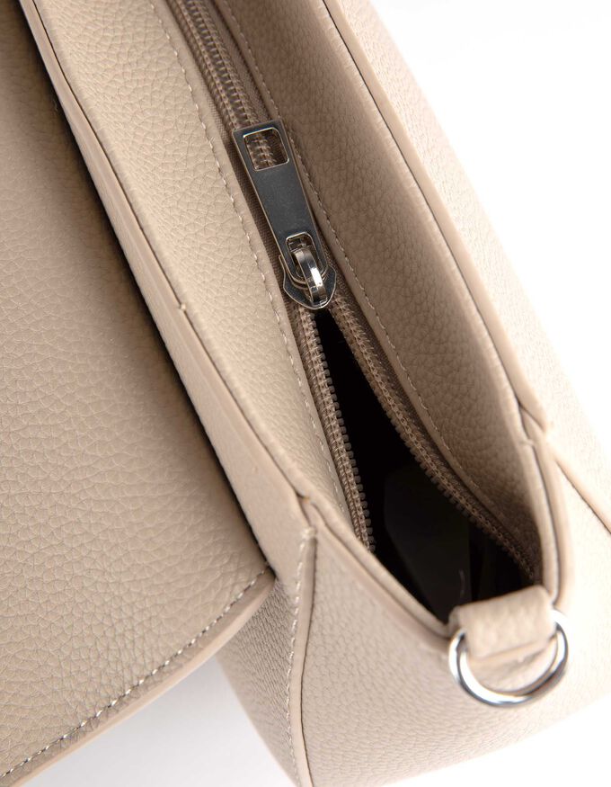 Schultertasche - Druckknopf-Lasche
