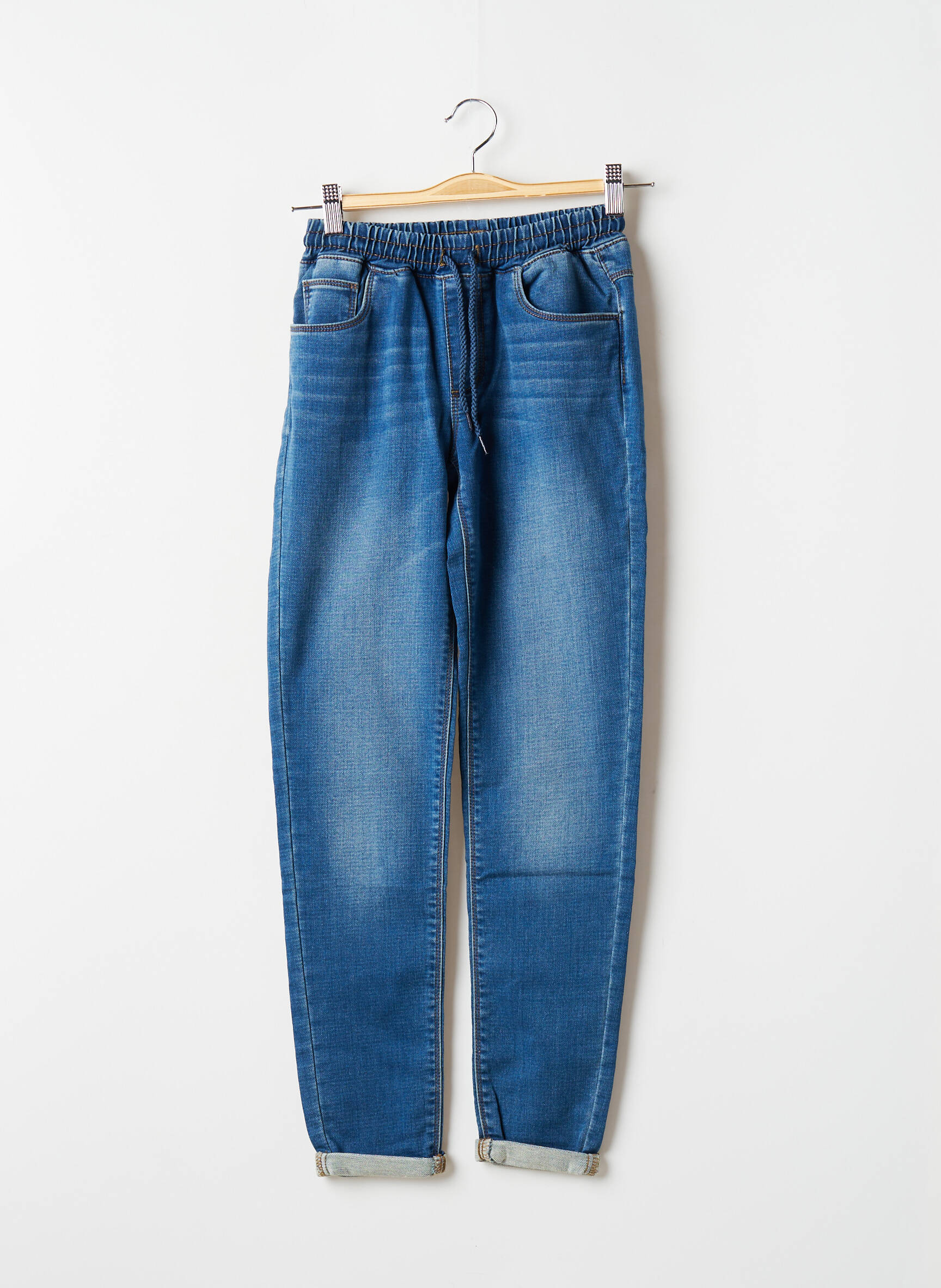 Stooker Jeans Coupe Slim Fille couleur bleu