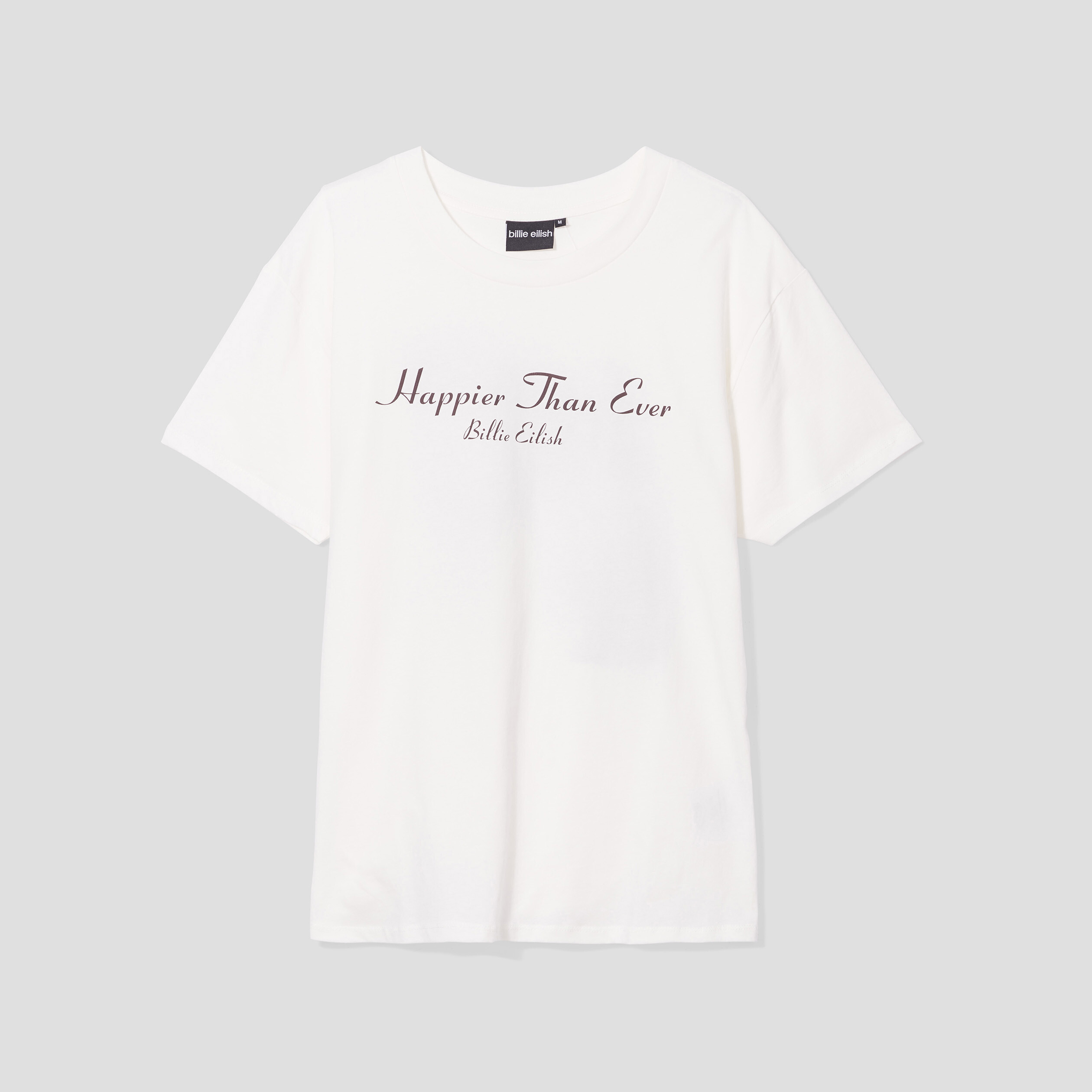 T-shirt oversize coton Billie Eilish ivoire femme | La Halle