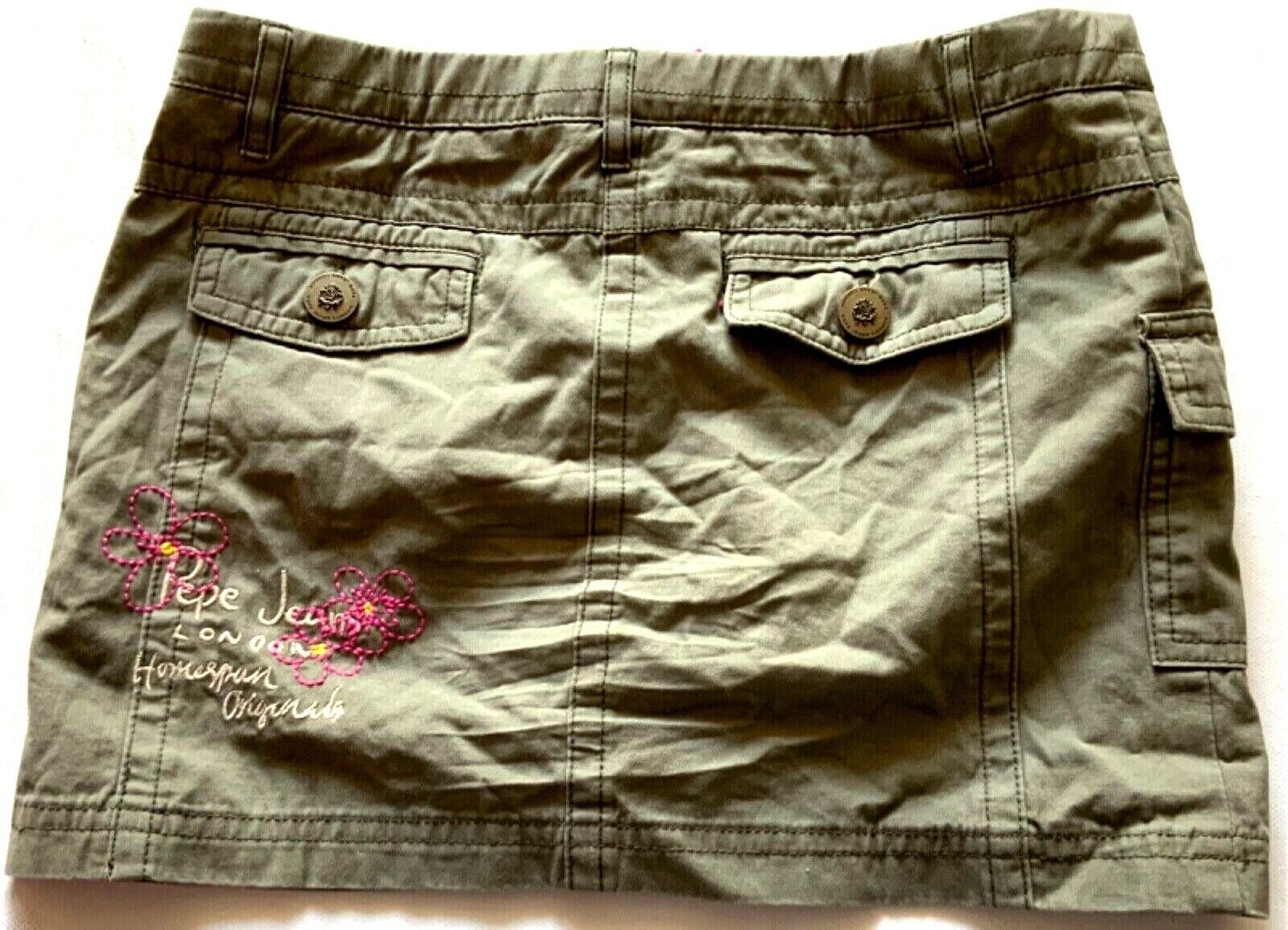 Pepe Jeans Hosenrock Pepe Jeans Kinder Mädchen Rocke, Oliv Baumwolle Mädchen Rock