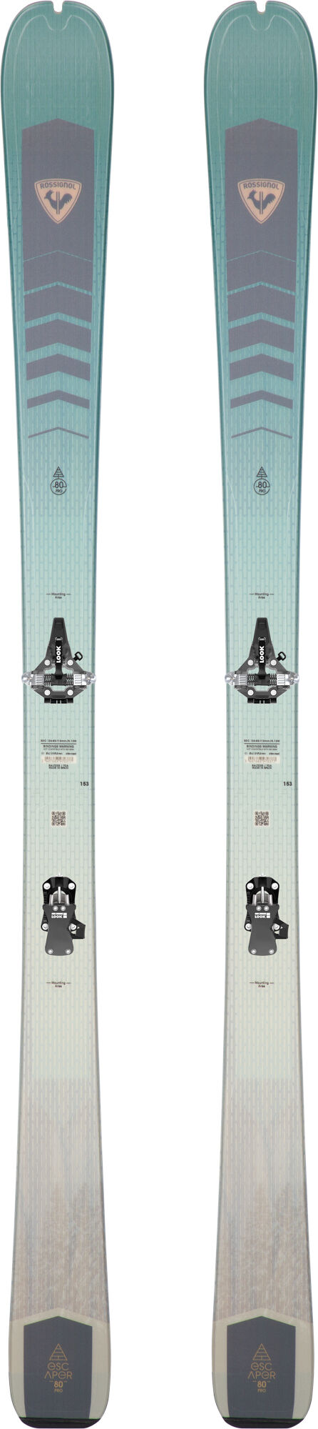 Skis de randonnée enfant ESCAPER W 80