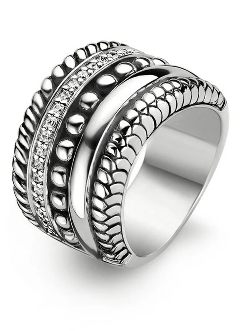 I FEEL YOU - Inel Milano din argint cu zirconiu cubic 1835ZI
