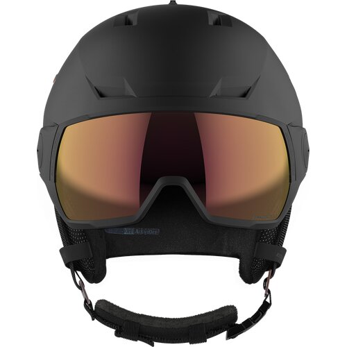 DAMEN HELM HELMET ICON LT VISOR BLACK PG/UN M RU
