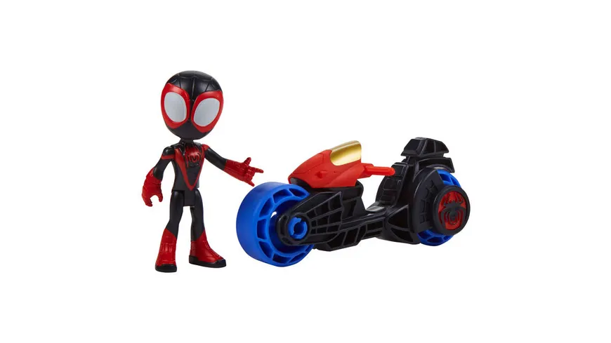 Hasbro - Marvel Spidey and His Amazing Friends Figuren mit Motorrädern, 1 Stück, sortiert