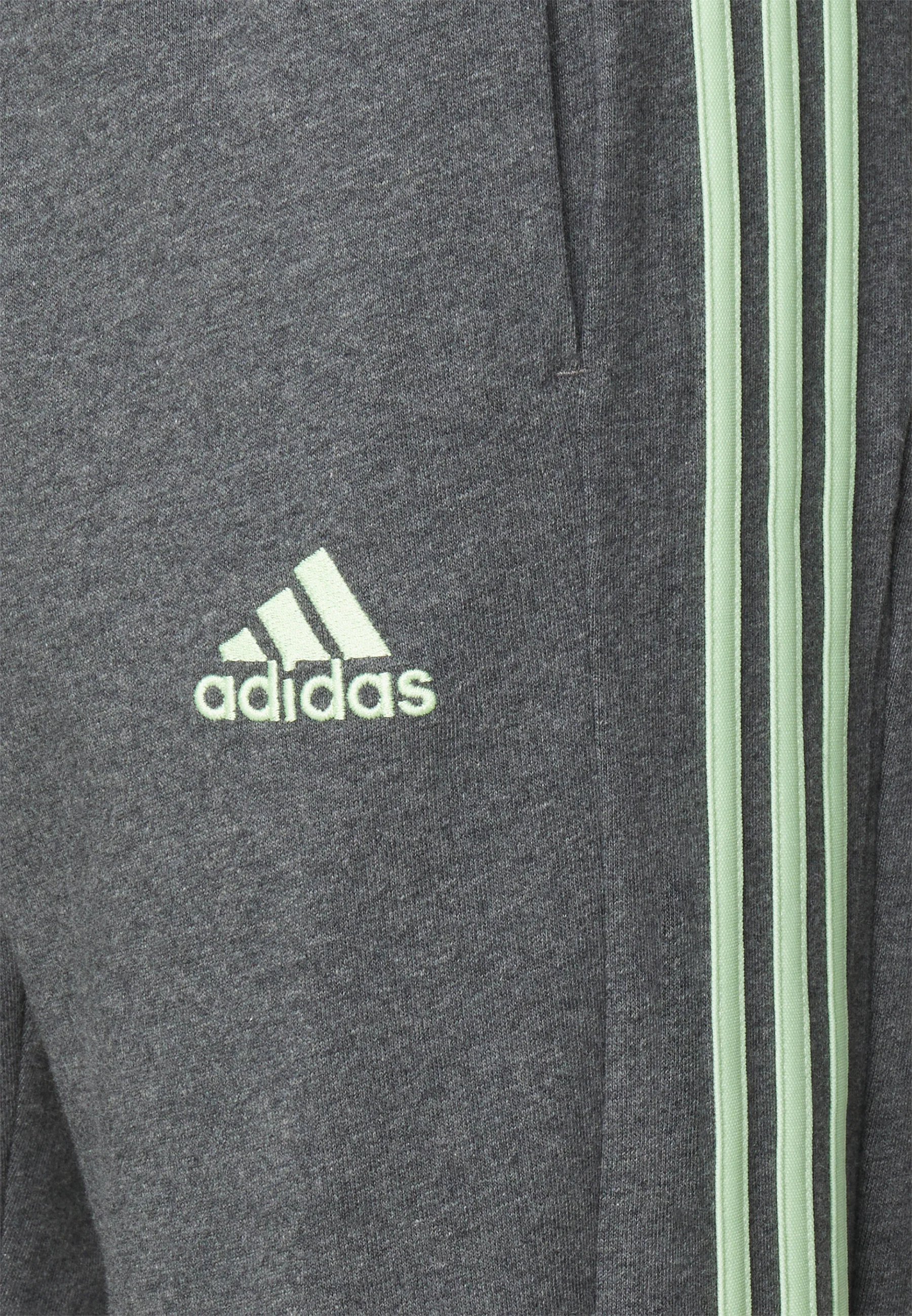 adidas Sportswear ESSENTIALS SINGLE TAPERED OPEN HEM 3 STRIPES PANTS - Pantalones deportivos