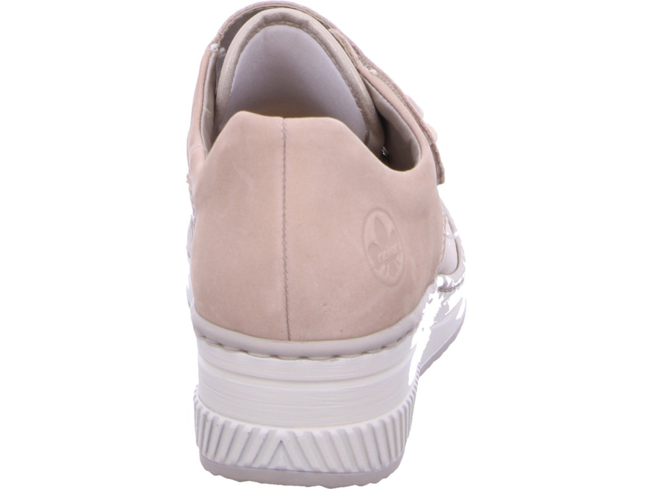 RIEKER Sportliche Slipper beige