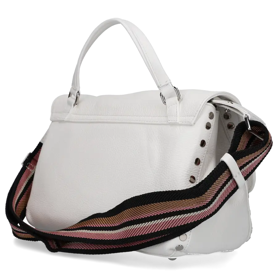Zanellato - Handtasche POSTINA DAILY GIORNO S Kalbsleder - weiß