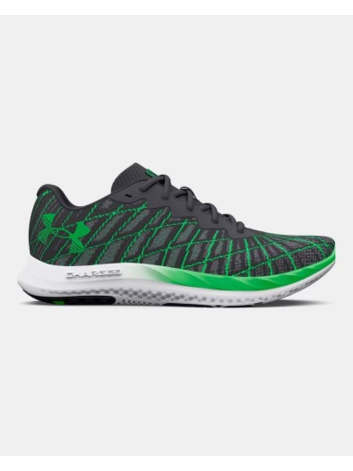 Under Armour Turnschuhe Charged in Grau/Grün günstig kaufen