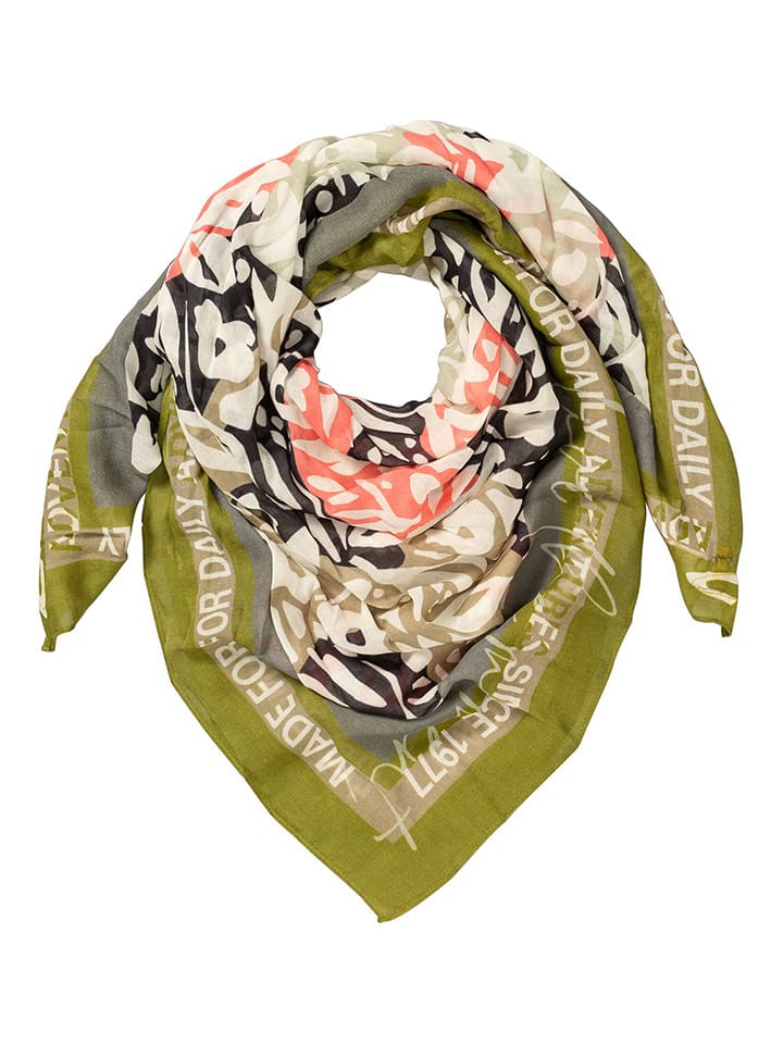 Camel Active Schal in Khaki/ Rosa/ Creme günstig kaufen onesize