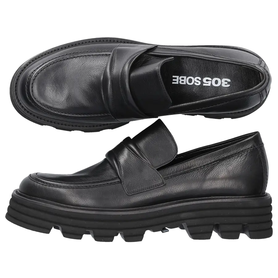 305 SOBE - Loafer PADUA Kalbsleder - schwarz