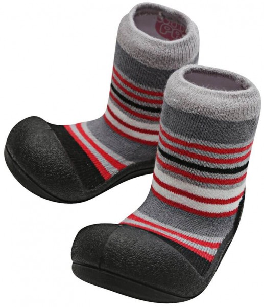 Attipas ~ Sockenschuh Modern ~ Grau