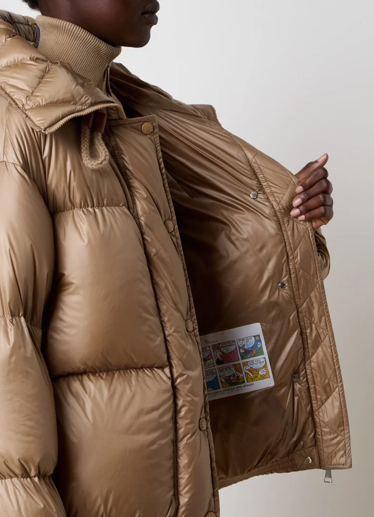 Moncler Borey liela izmēra pūkaina jaka ar dūnu pildījumu