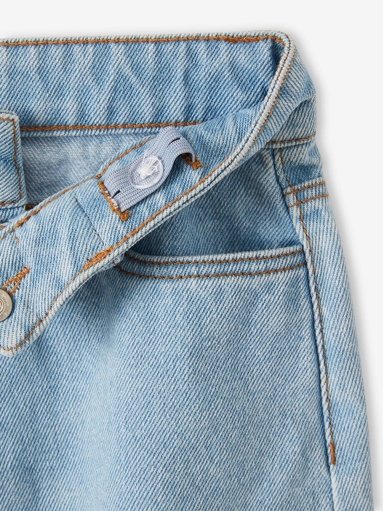 Vertbaudet Mädchen Jeansshorts - gebleicht
