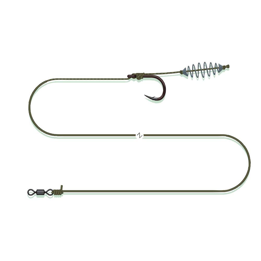 Madcat Pellet Paste Rig 70cm 0.90mm/1.35mm 75kg #3/0