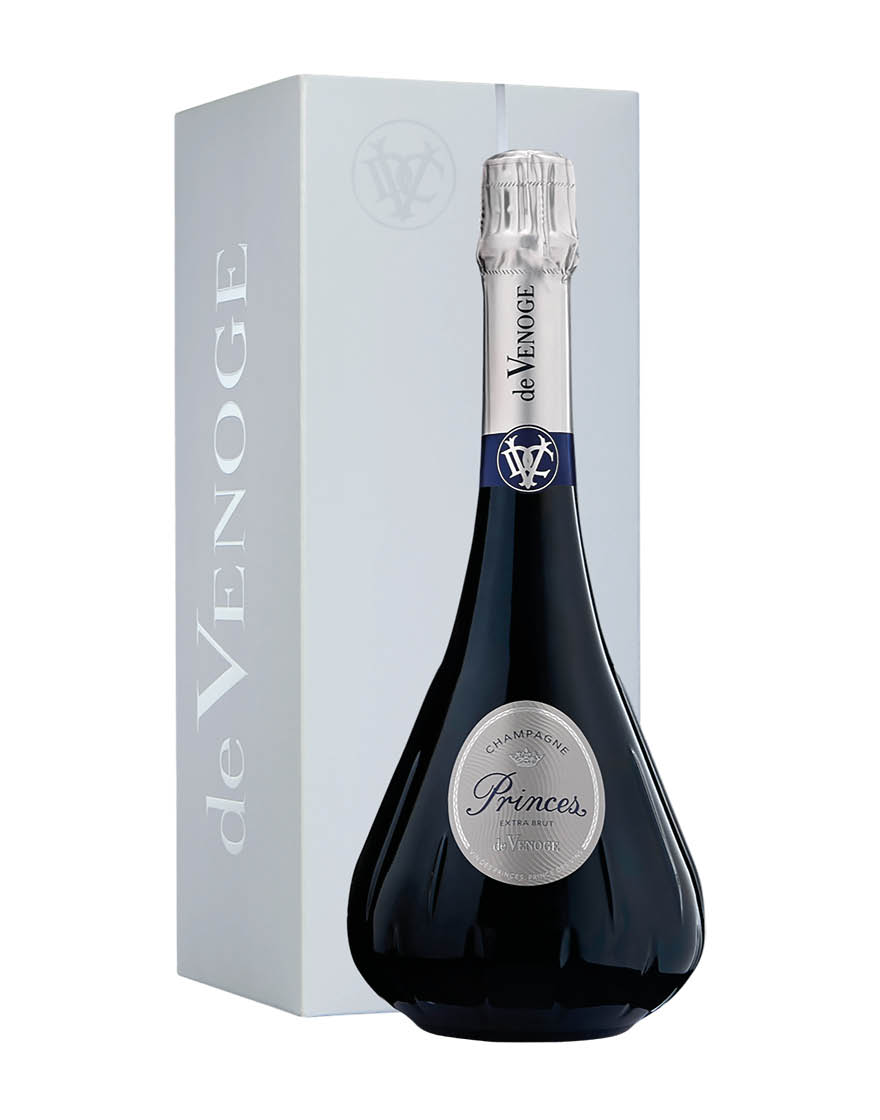 Champagne AOC Extra Brut Princes de Venoge De Venoge 0,75 ℓ, En Étui