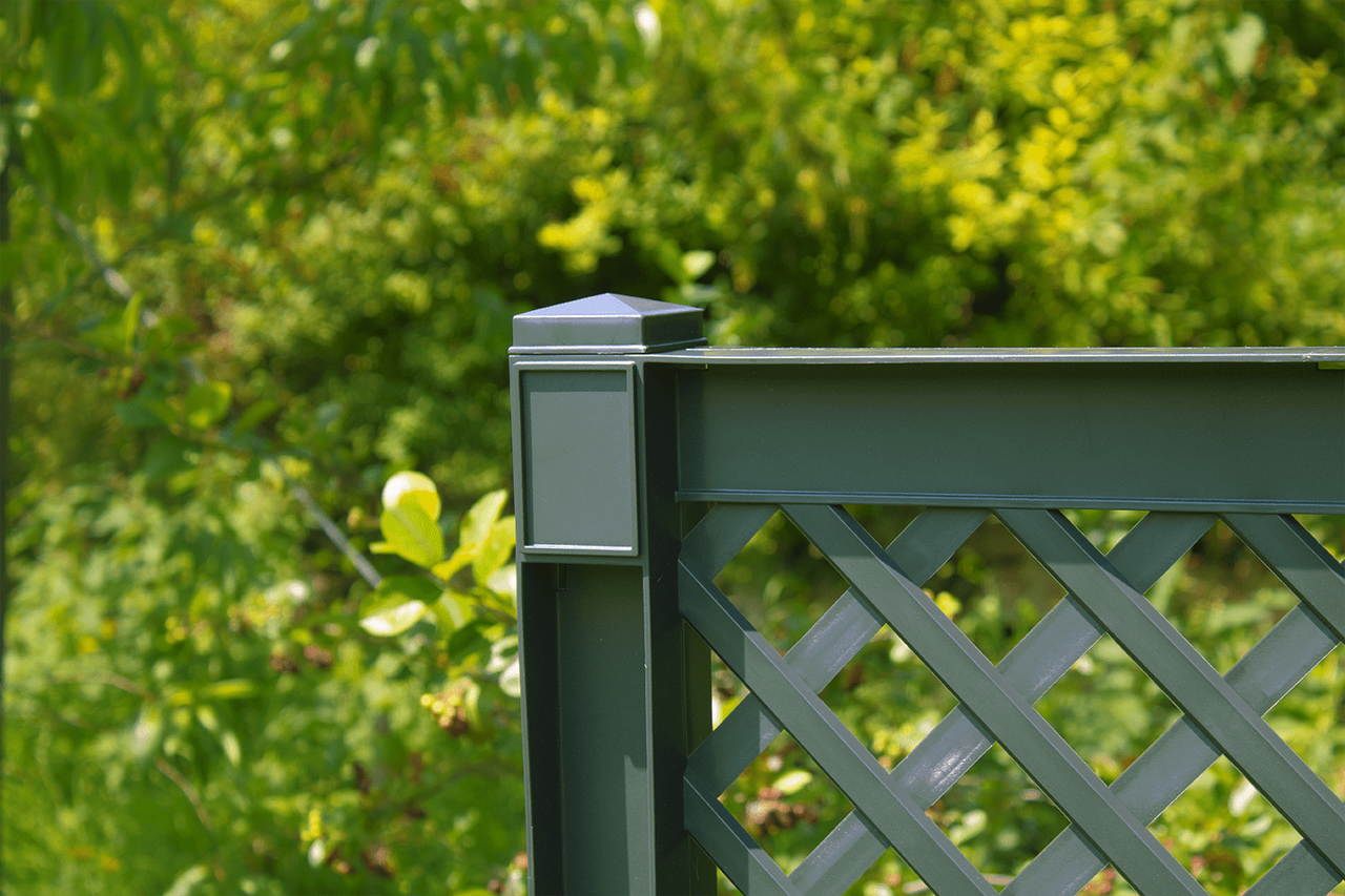 KHW KHW Gartenbank Kopenhagen mit zwei Pflanzkästen und Spalier anthrazit