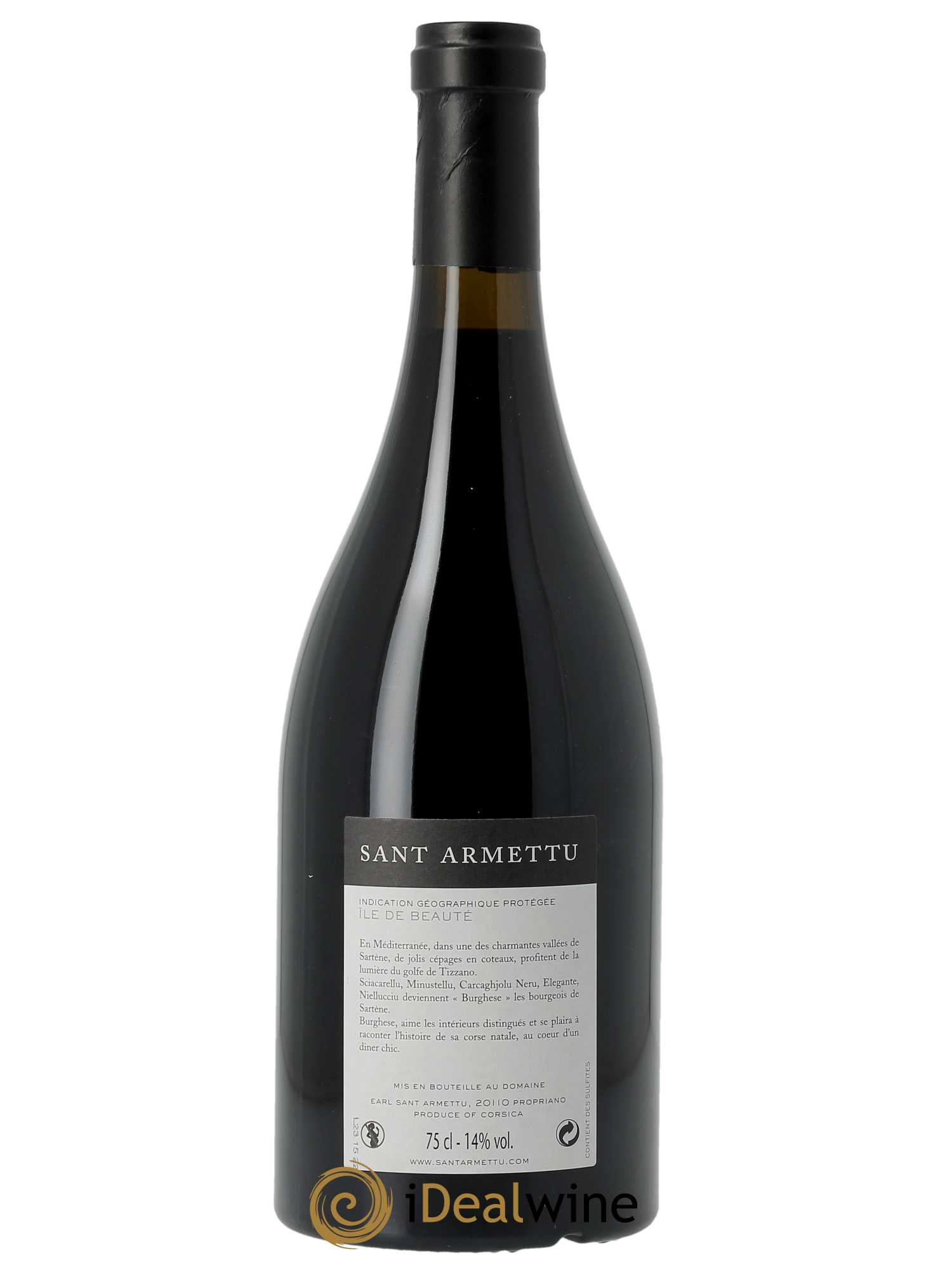 IGP Ile de Beauté Burghese Sant Armettu (Domaine)  2019 - Lot de 1 Bouteille