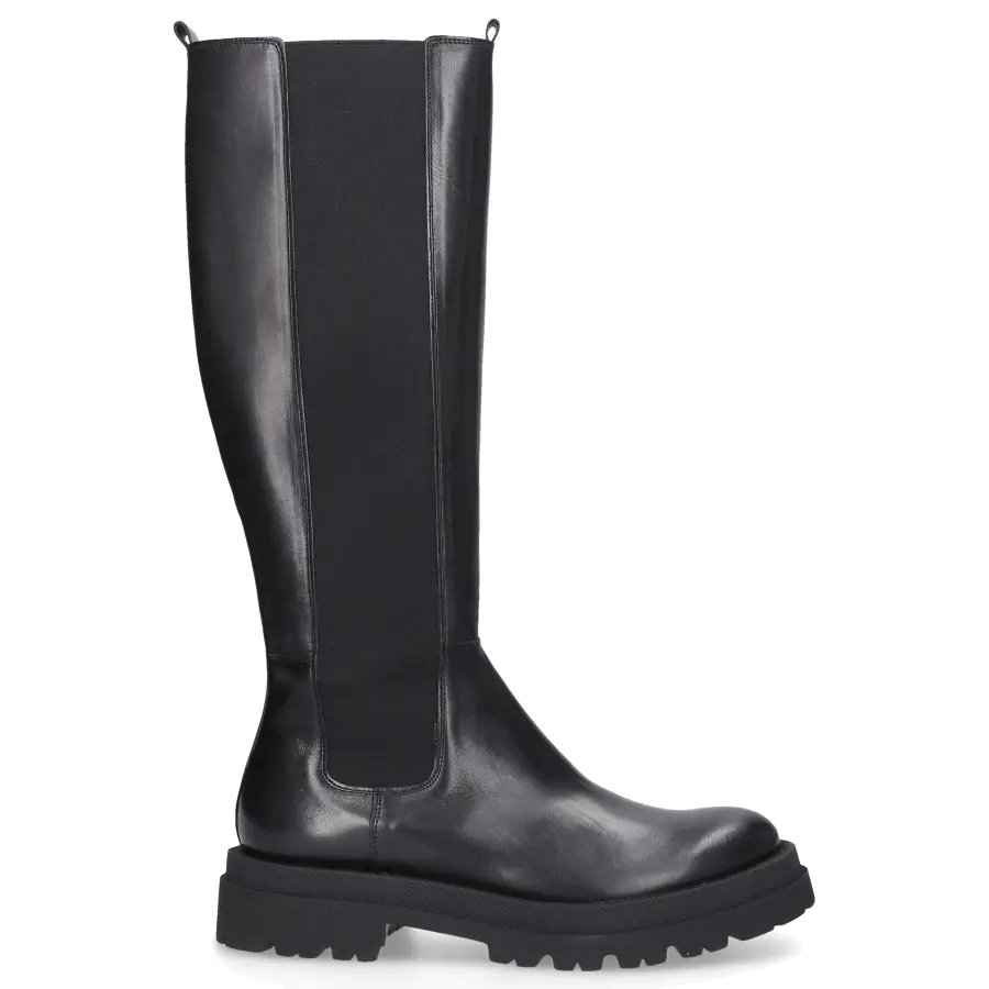 305 SOBE - Stiefel CROSBY Kalbsleder - schwarz