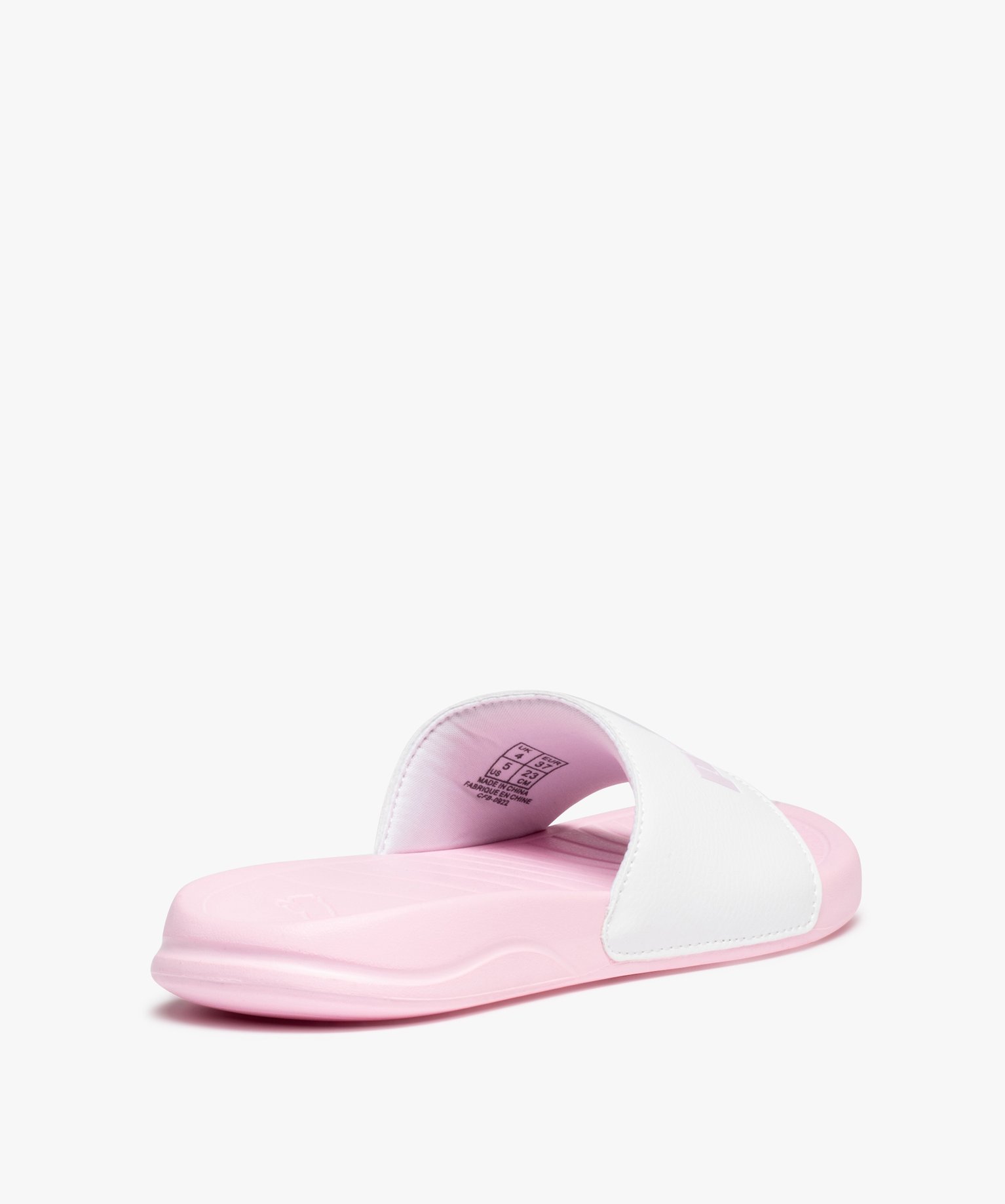 Mules de piscine femme détail métallisé - Puma blanc | GEMO