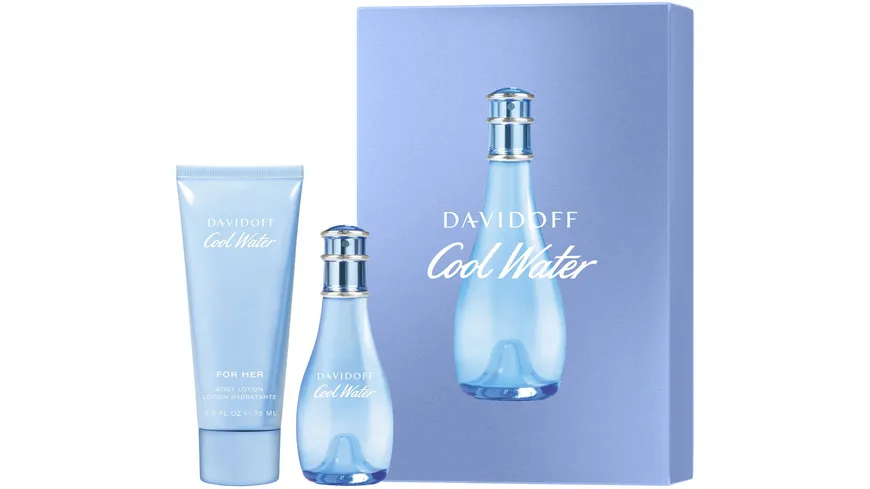 DAVIDOFF Cool Water Eau de Toilette & Bodylotion Geschenkpackung