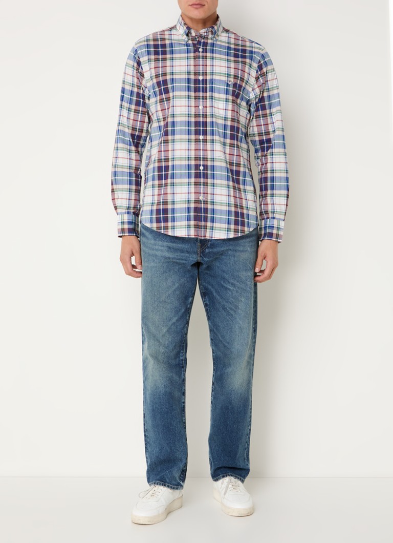 Camicia a quadri classica da uomo