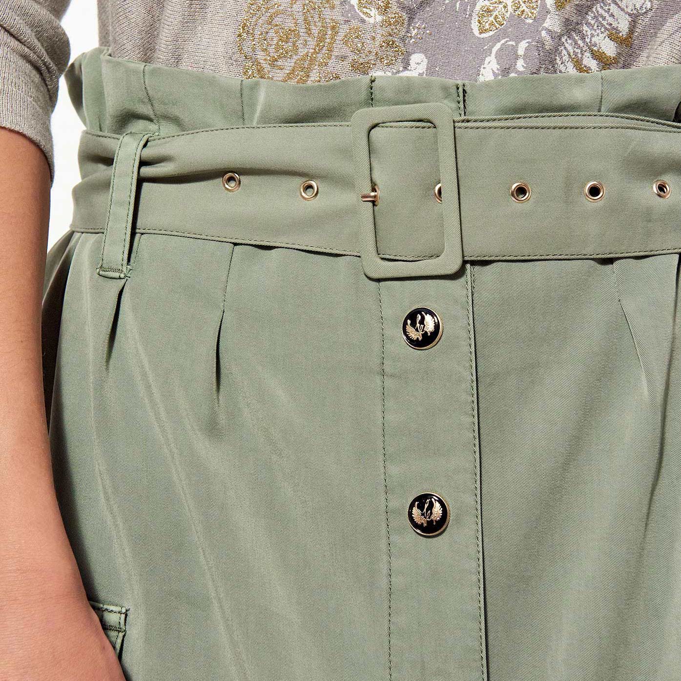 BEND   Jupe kaki femme
