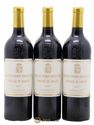 Château Pichon Longueville Comtesse de Lalande 2ème Grand Cru Classé  2017 - Lot de 3 Bouteilles