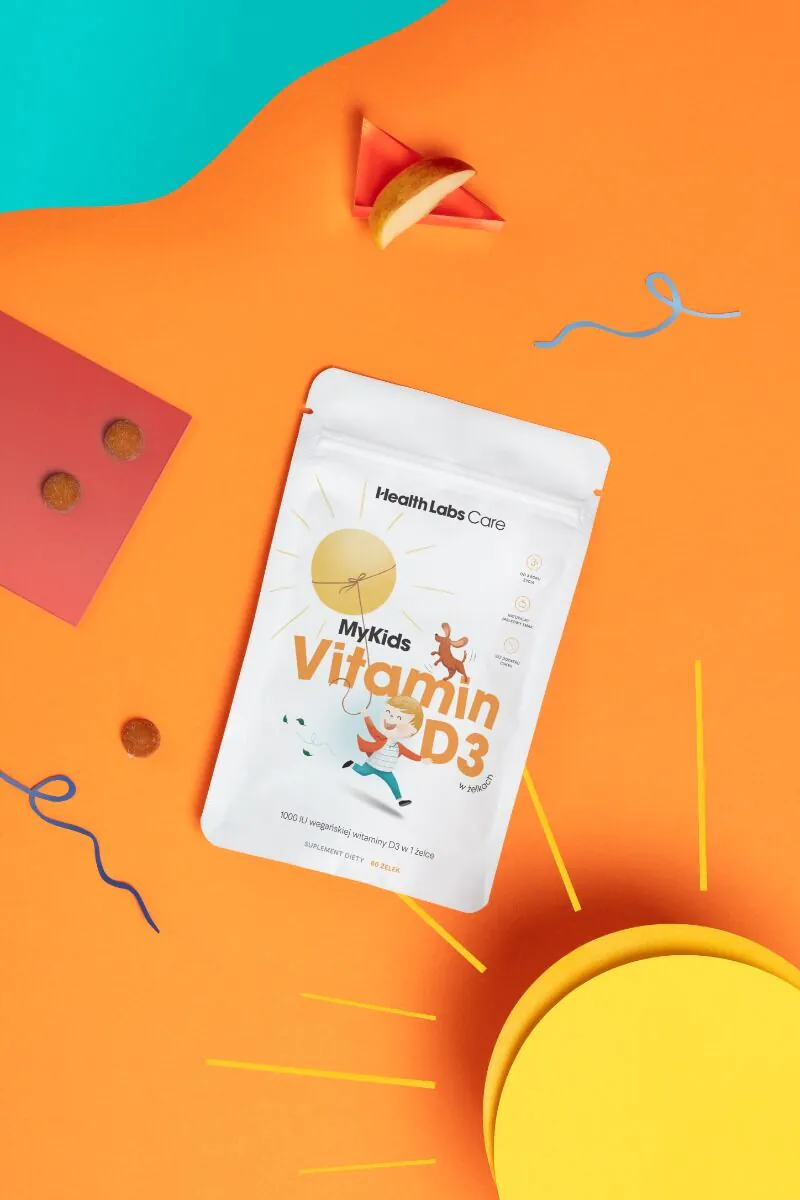 Health Labs Care, MyKids D3-vitamin, veganske D3-vitaminvingummier til børn
