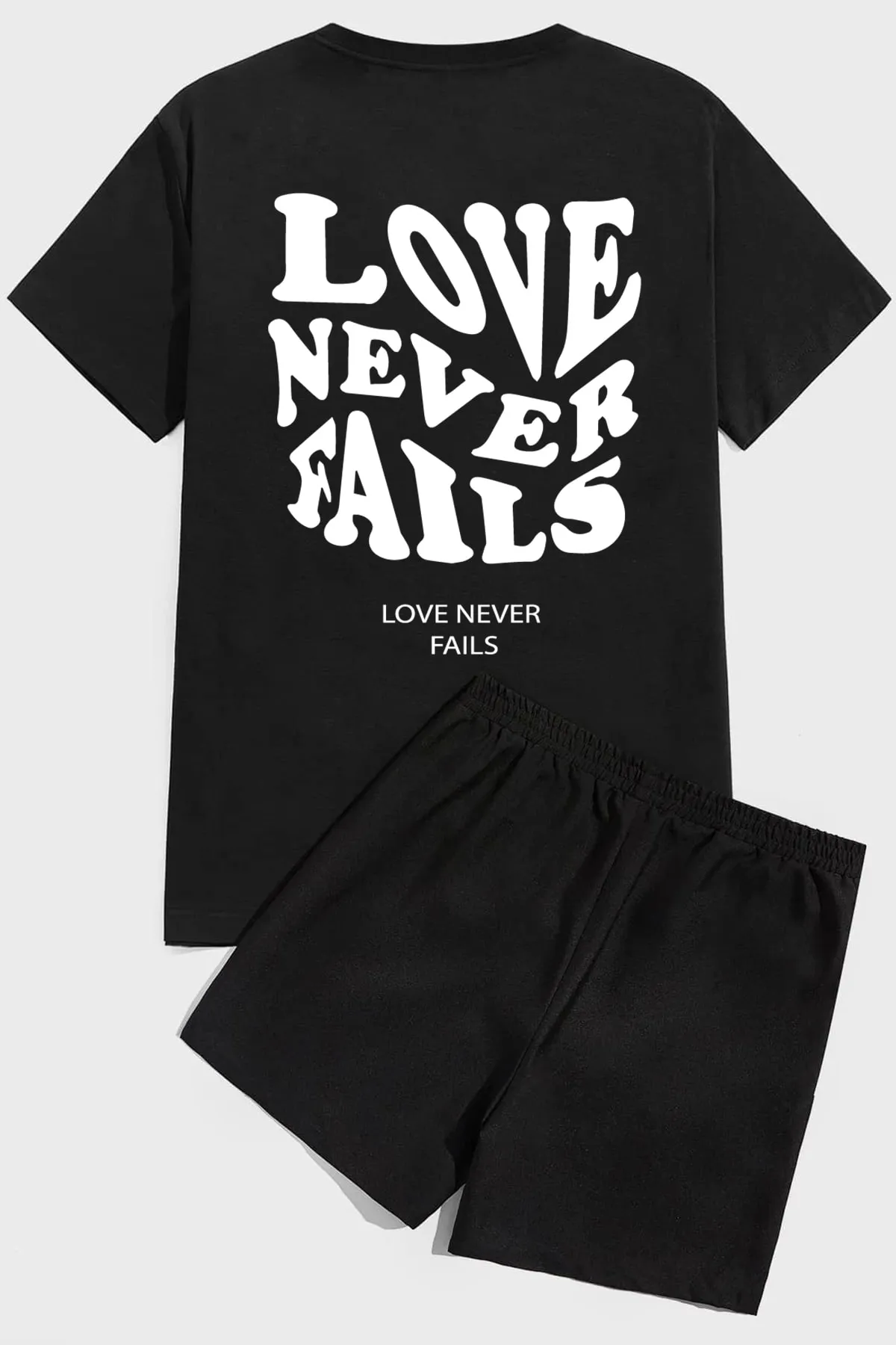 uyguntarz  Shorts-Set mit Love-Print
